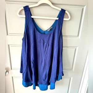 Navy Double Layer Tank